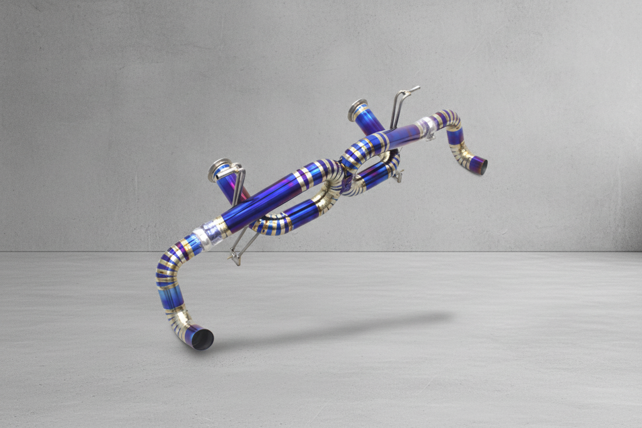 Audi R8 Type 4S Racing Titanium Catback Exhaust System