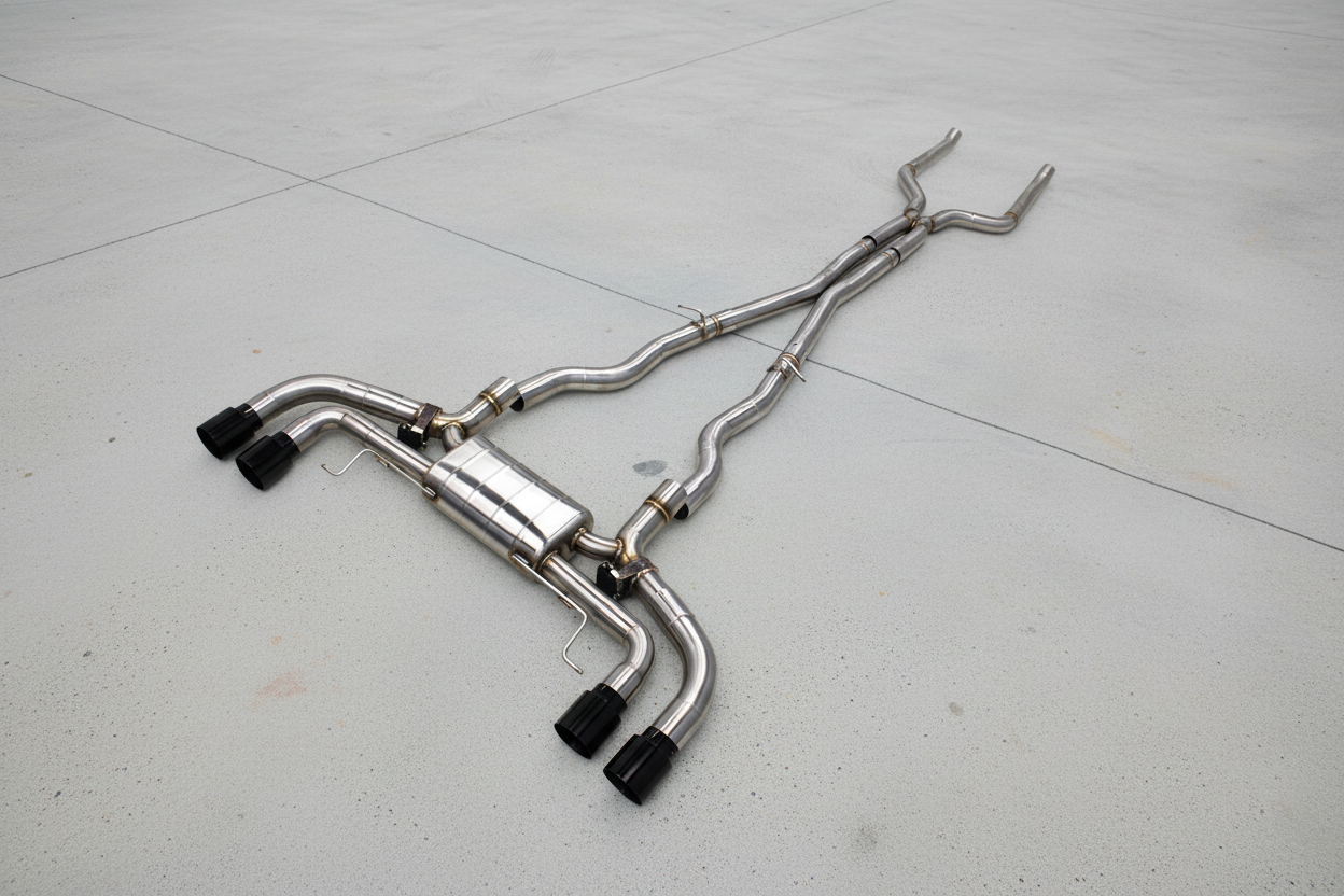 BMW M550I G30/G30 LCI Stainless Steel Catback Valved Exhaust System