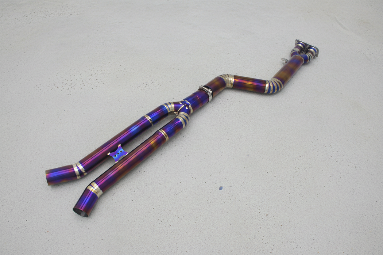 BMW X3M G01/G01 LCI Titanium Mid Pipes