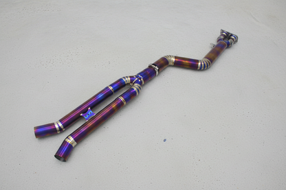 BMW X3M G01/G01 LCI Titanium Mid Pipes
