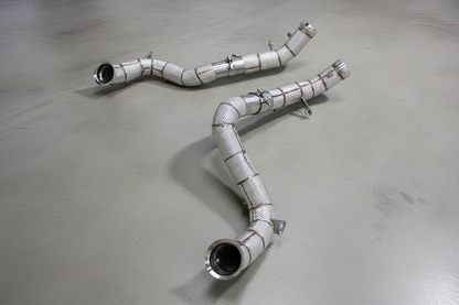 Mercedes E63S AMG W213 Catless Downpipe