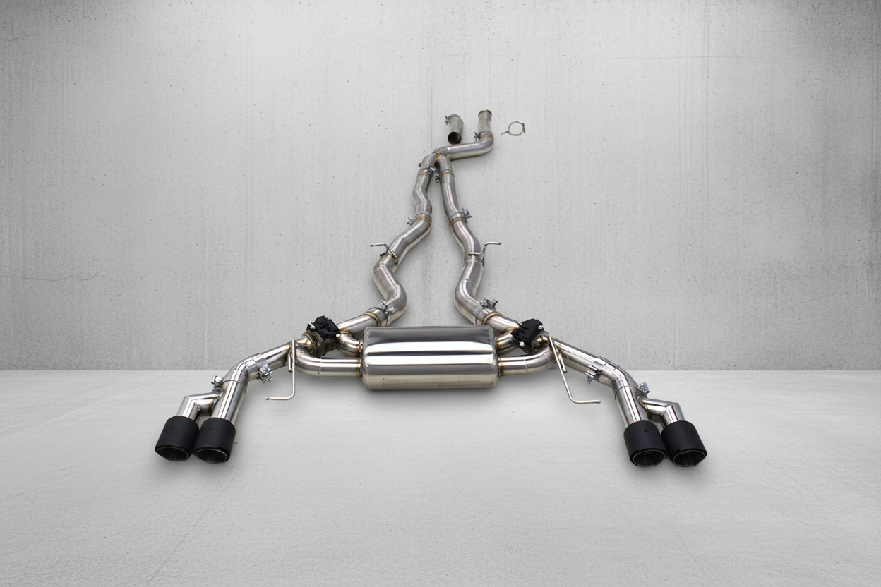 BMW X3 M40i G01/G01 LCI Stainless Steel Valved Catback Exhaust System Matt Tips
