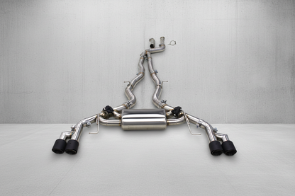 BMW X3 M40i G01/G01 LCI Stainless Steel Valved Catback Exhaust System Matt Tips