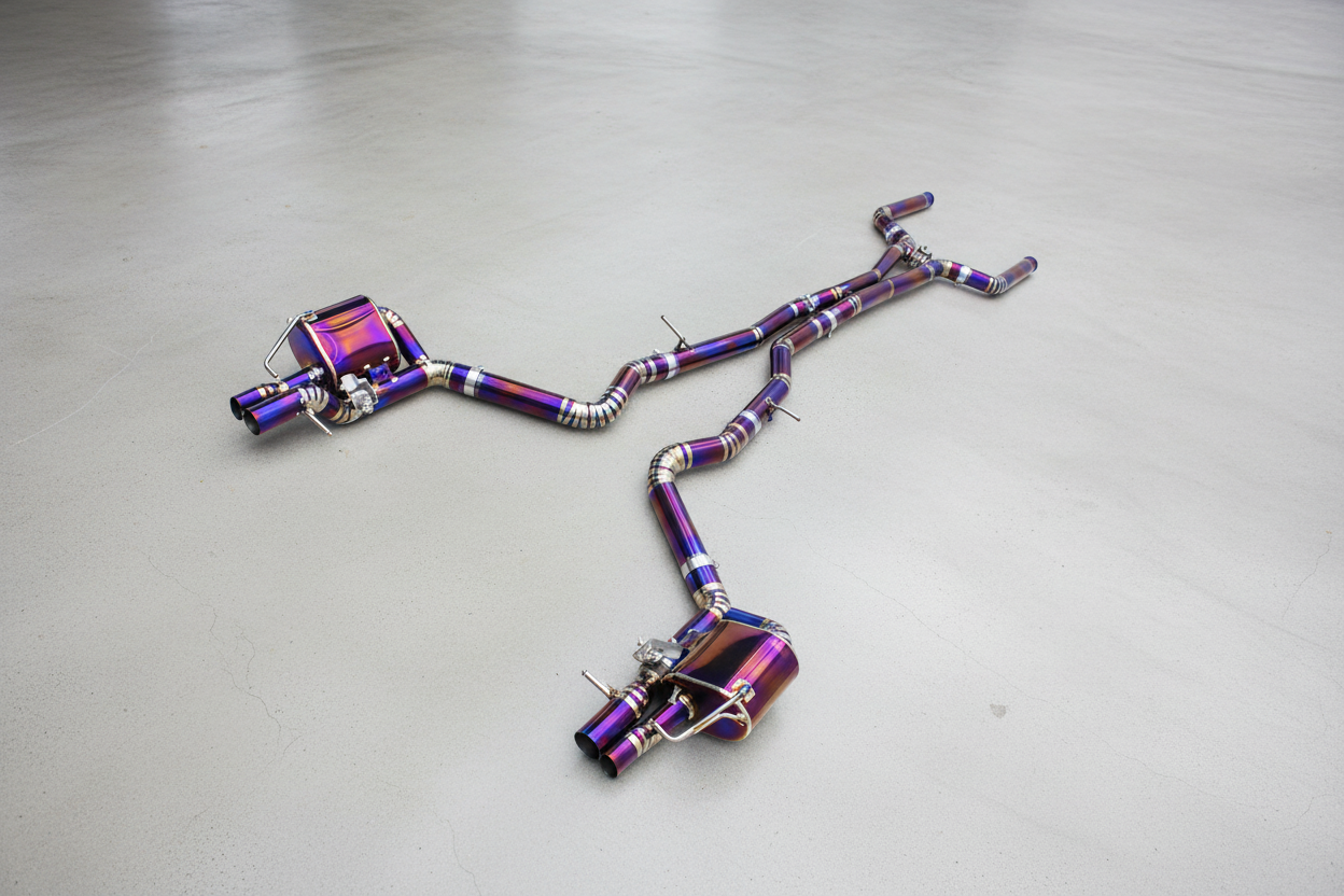 Mercedes E63S AMG W213 Titanium Valved Catback Exhaust
