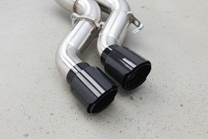 BMW X5M F95/F96 Stainless Steel Valved Catback Exhaust System Gloss Carbon Tips