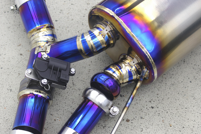 BMW M240I G42/ G42 LCI Titanium Valved Catback Exhaust System With Chrome Tips