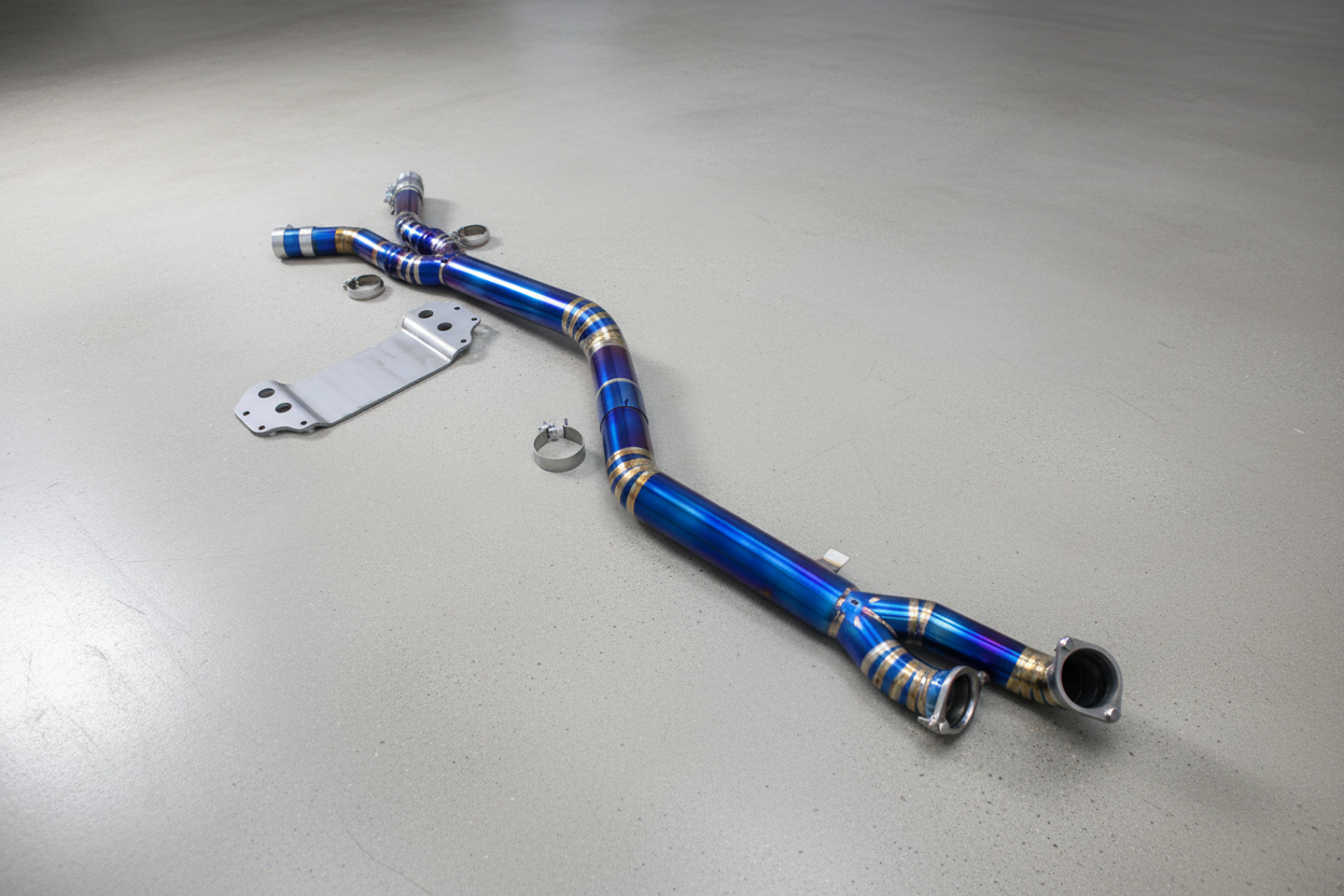 BMW M2 G87/G87 LCI Titanium Single Midpipe