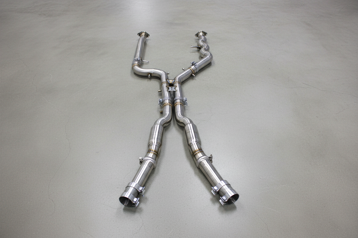 BMW M3/M4 G8X Stainless Steel Midpipe With OPF