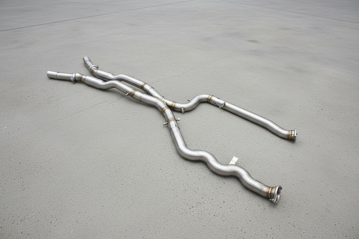 BMW M3/M4 G8X Stainless Steel Midpipes Without OPF