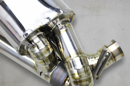 Audi R8 Type 4S Silver Titanium Valved Catback Exhaust System