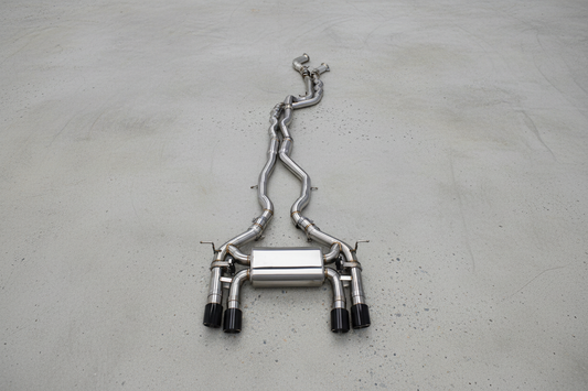 BMW M3/M4 F80/F82 Stainless Steel Valved Full Exhaust System W/ Carbon Fibre Exhaust Tips