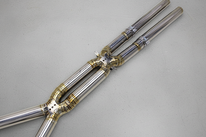 BMW M5 E60 Silver Titanium Valved Catback Exhaust System