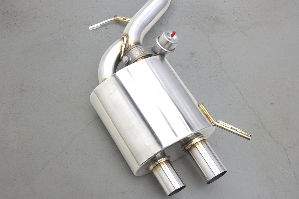 BMW 640i F06/F12/F13 Stainless Steel Valved Catback Exhaust System With Carbon Exhaust Tips