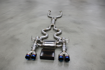 BMW M3 E90/E92/E93 Stainless Steel Valved Catback Exhaust System With Burnt Exhaust Tips