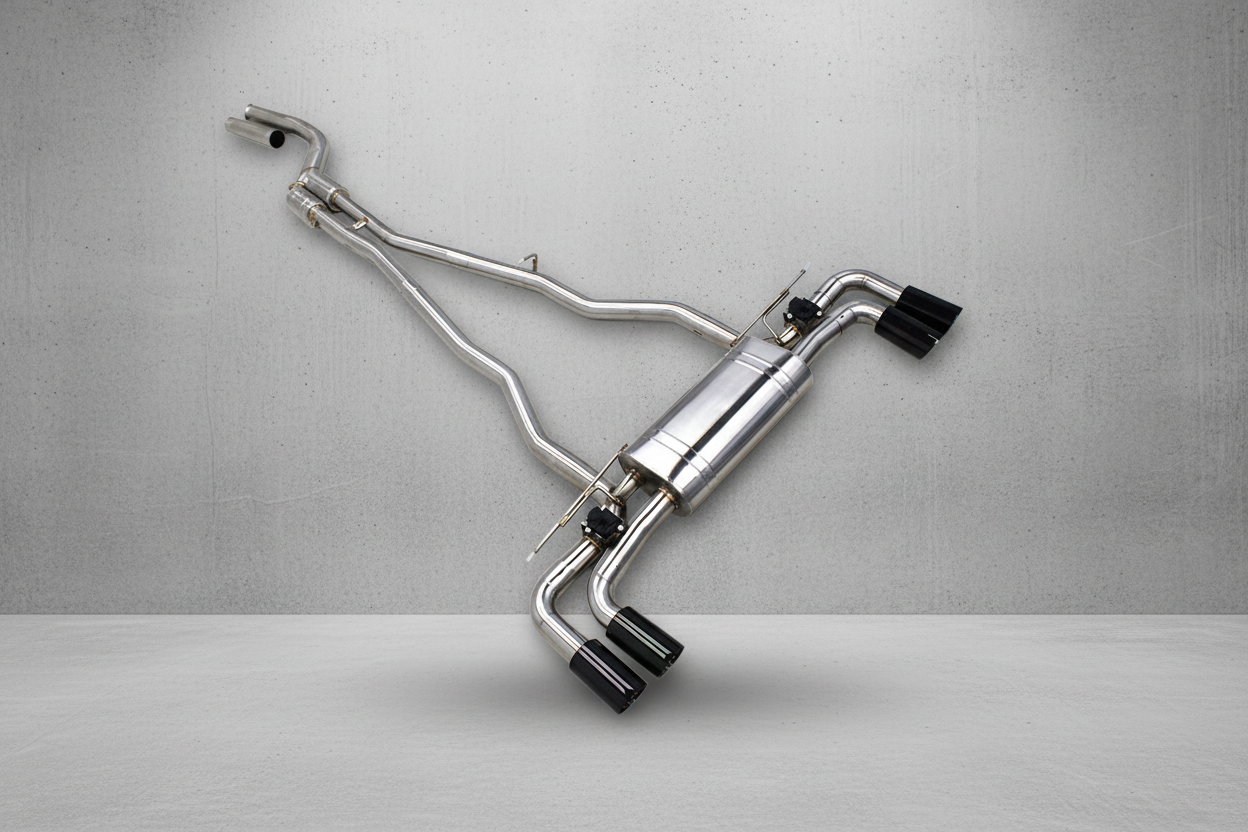 BMW 540i G30/G30 LCI Stainless Steel Valved Resonated Catback Exhaust System