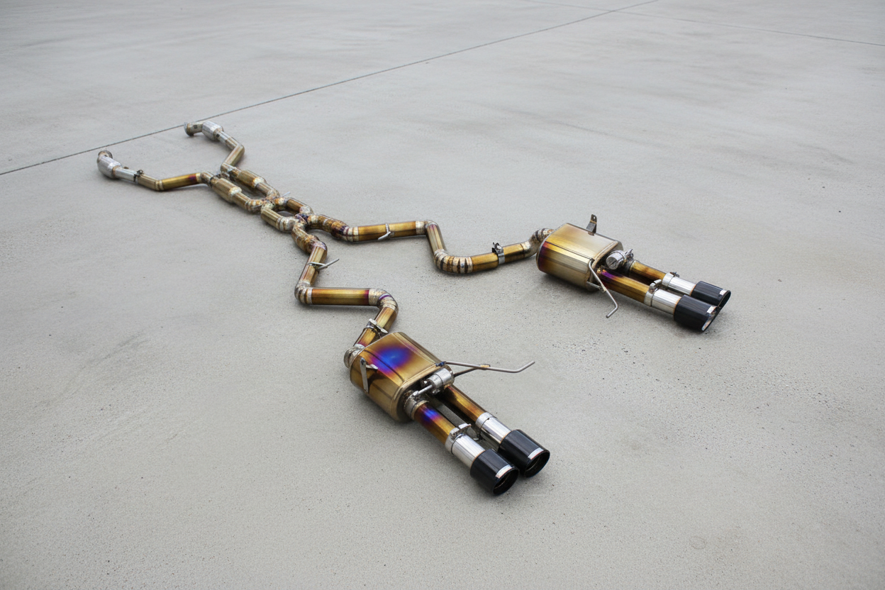 BMW M3 E90/E92/E93 Gold Titanium Valved Catback Exhaust System