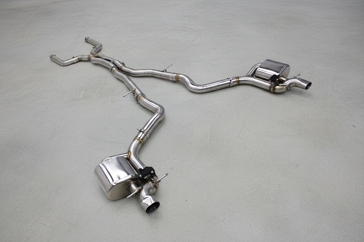 Mercedes E63S AMG W213 Stainless Steel Valved Catback Exhaust