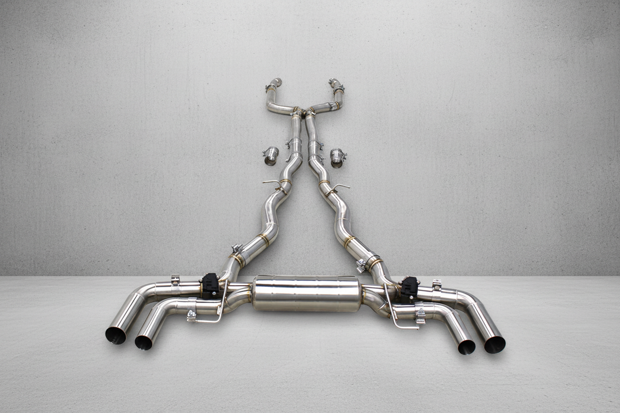 BMW M850i G1X/G1X LCI Coupe Stainless Steel Catback Valved Exhaust System