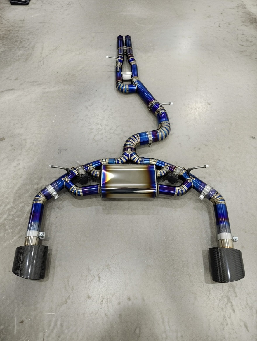 Vortix 2.5T RS3 8Y/8V Racing Titanium Valved Exhaust System
